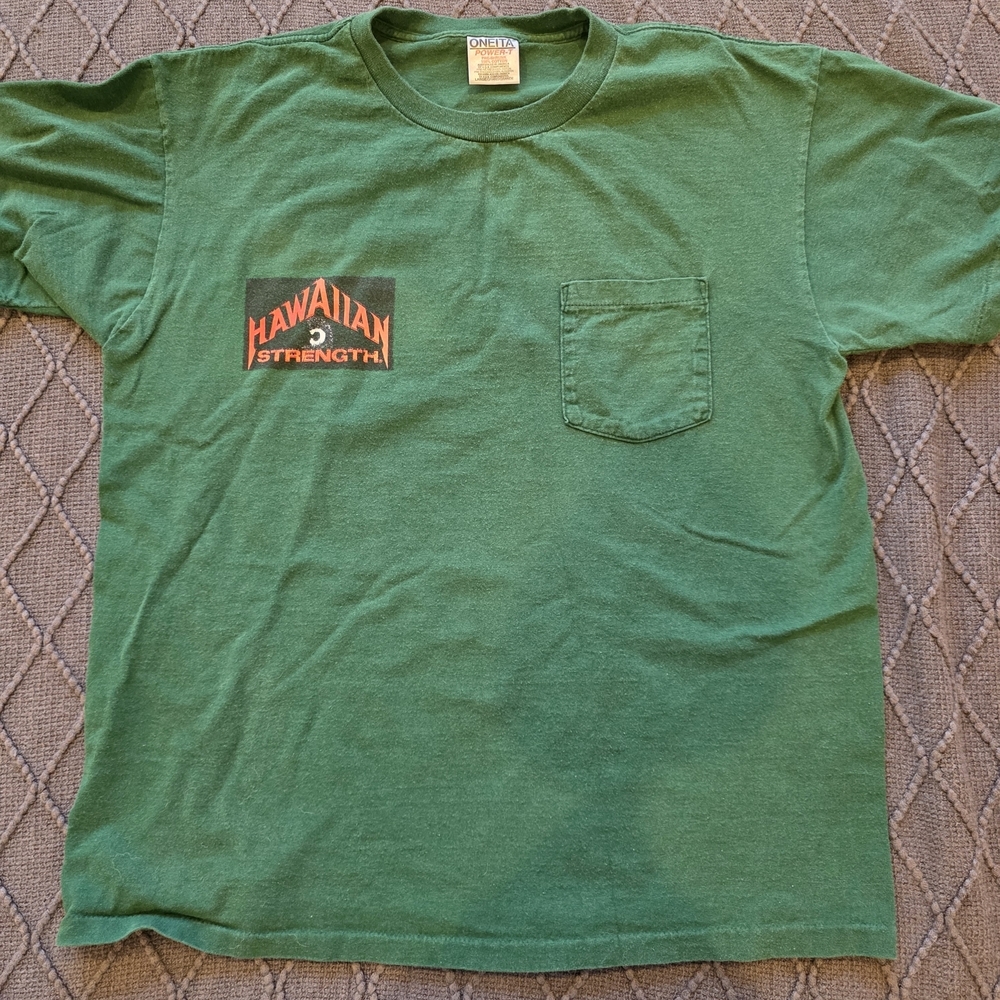 Hawaiian Strength Vintage Mens Tshirt
